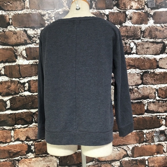 Gap Fit Sweatshirt Grey Pullover Crewneck Small - Picture 7 of 11